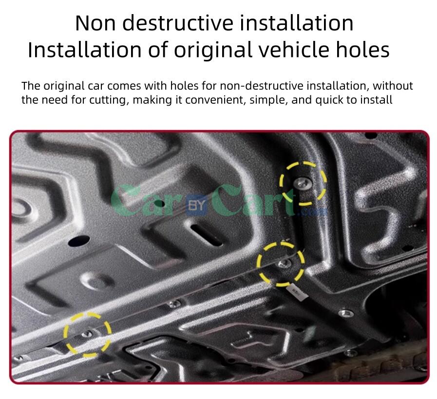 2024 Li Auto L7 3.5mm thick aluminum magnesium alloy chassis lower guard plate