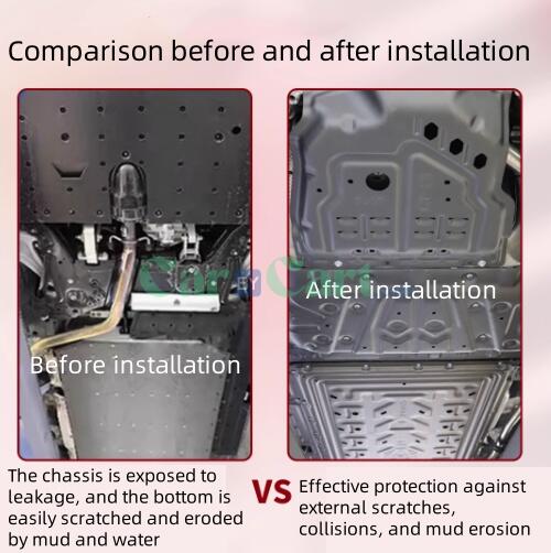 2024 Li Auto L7 3.5mm thick aluminum magnesium alloy chassis lower guard plate