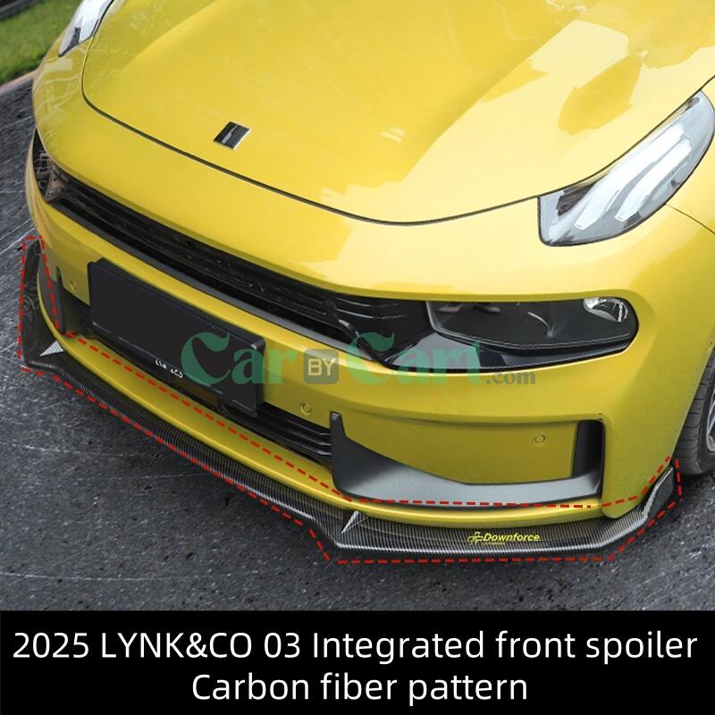 2025 LYNK&CO 03 Integrated front spoiler