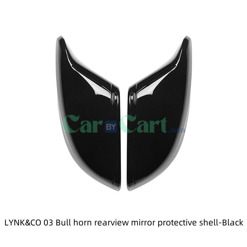 25 LYNK&CO 03 Bull horn rearview mirror protective shell