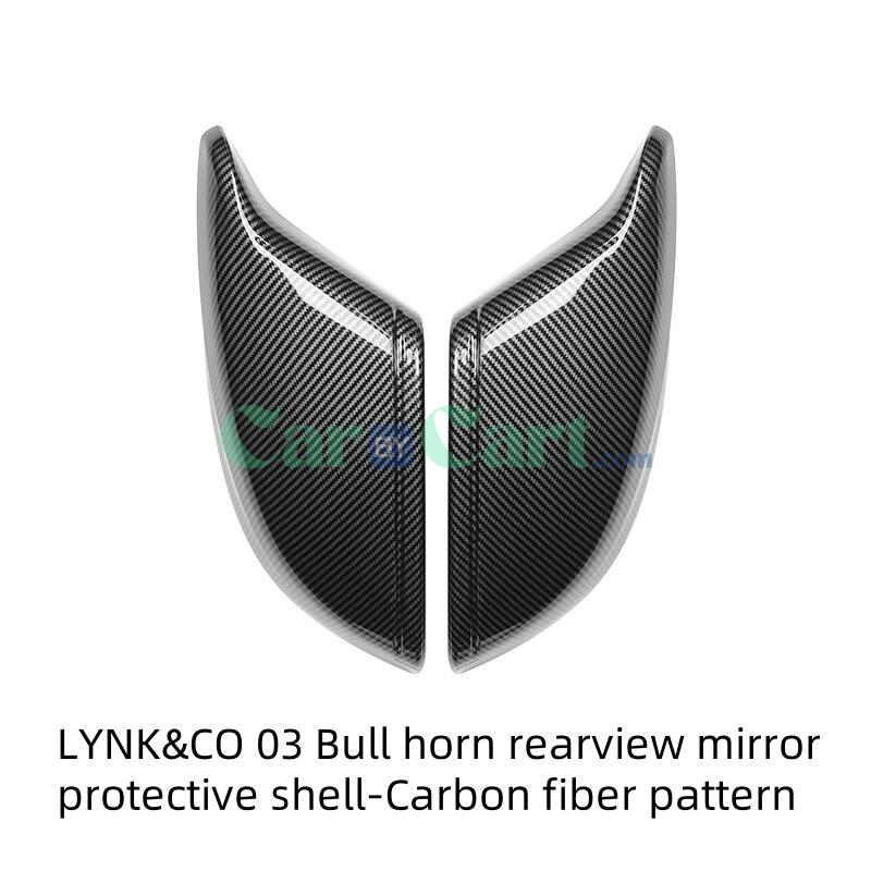 25 LYNK&CO 03 Bull horn rearview mirror protective shell