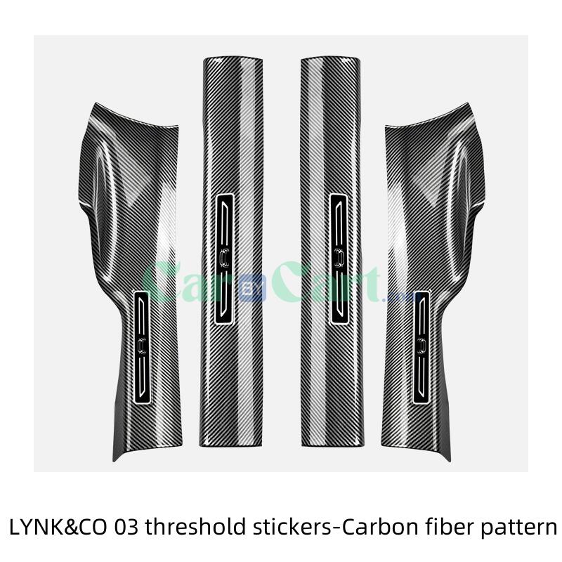 2025 LYNK&CO 03 threshold stickers