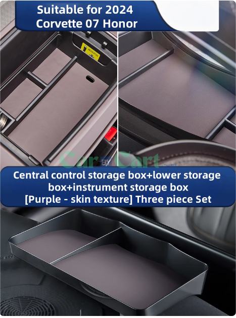 2024 Corvette 07 Honor Interior Storage Box Kit