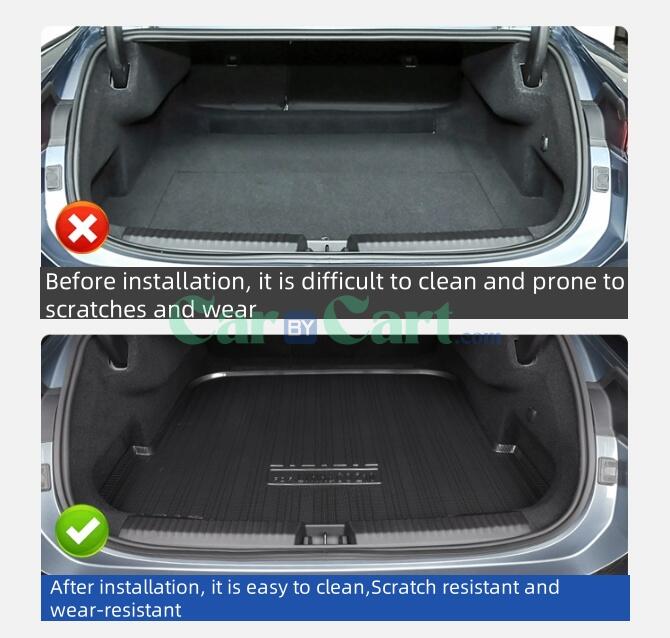 2025 LYNK&CO Z10STARBUFF Carbon fiber patterned trunk mat