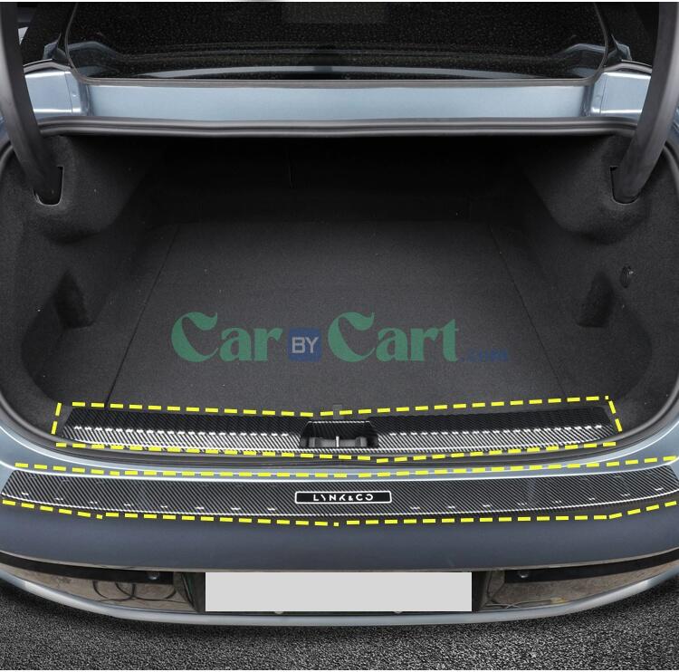 2025 LYNK&CO Z10STARBUFF Carbon fiber patterned threshold strip