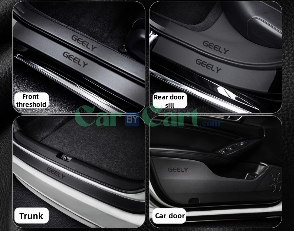 2025 جيلي كاوبوي، عتبة الباب ومخدة باب السيارة المضادة للركلة.