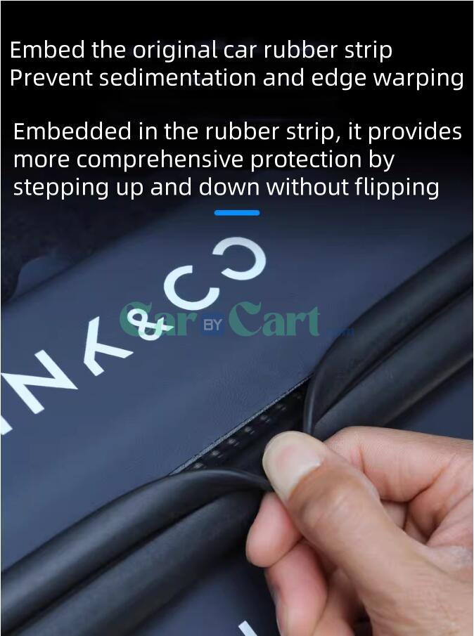 2025 LYNK & CO Z20 شريط عتبة جلدي