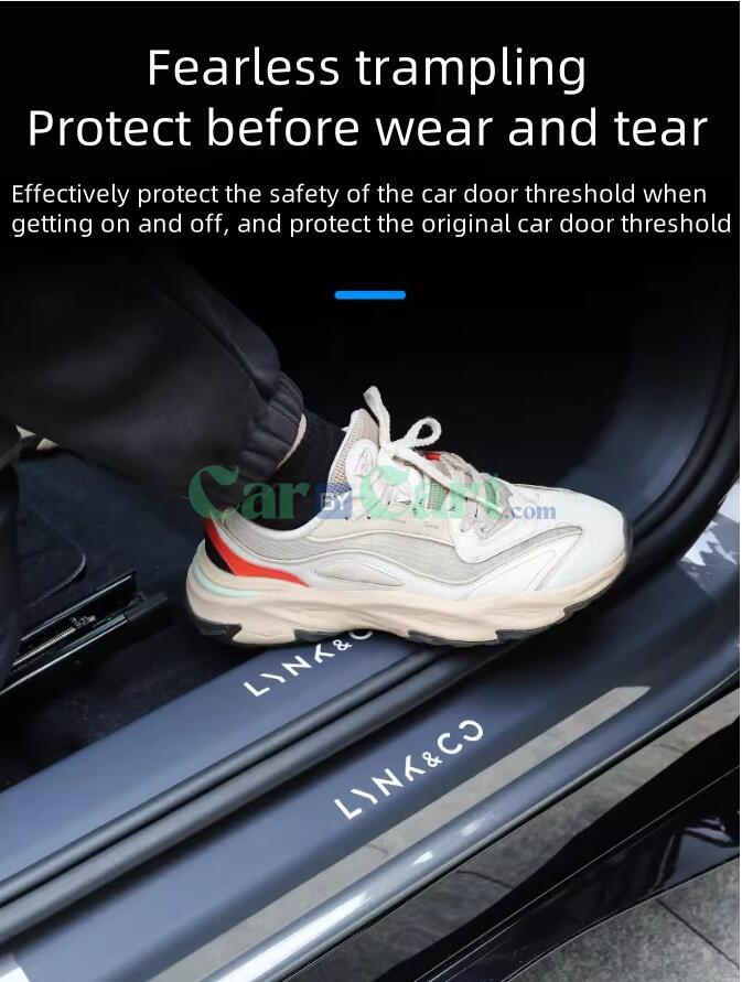 2025 LYNK & CO Z20 شريط عتبة جلدي