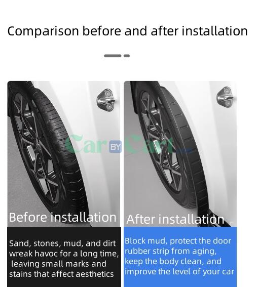 2025 LYNK&CO Z20 Rear door lining mudguard