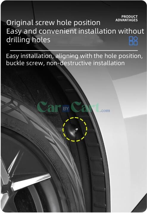 2025 LYNK&CO Z20 Rear door lining mudguard