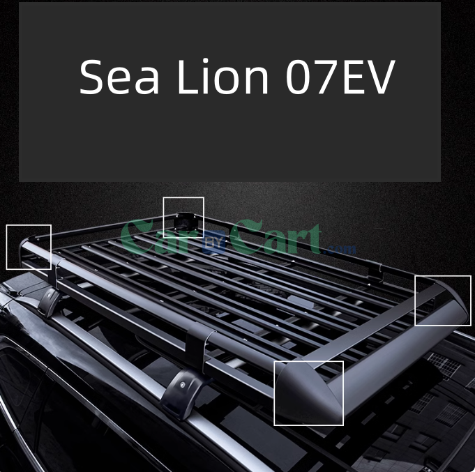 2025 BYD Sea Lion 07EV 1.4-meter shark luggage rack