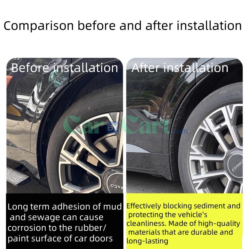 2025 LYNK & CO 900 واقي الطين بطانة العجلات الخلفية