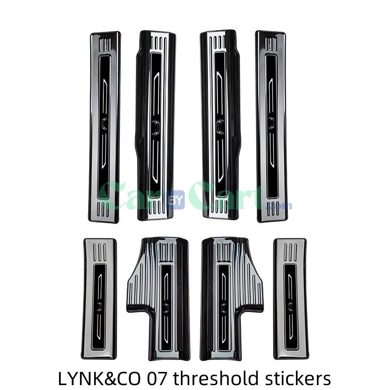 2024 LYNK&CO 07 threshold stickers