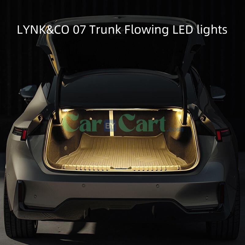 2024 LYNK&CO 07 Trunk Flowing LED lights