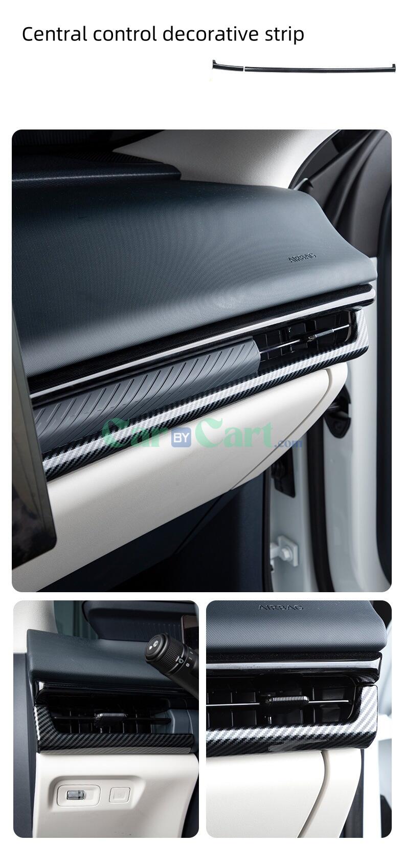 2024 LYNK & CO 07 ملصقات الديكور الداخلي بنمط ألياف الكربون