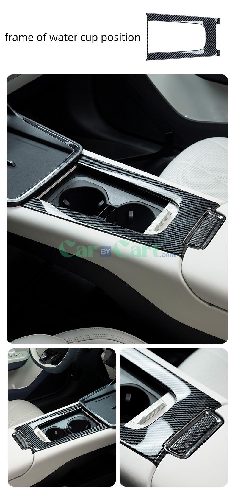 2024 LYNK & CO 07 ملصقات الديكور الداخلي بنمط ألياف الكربون