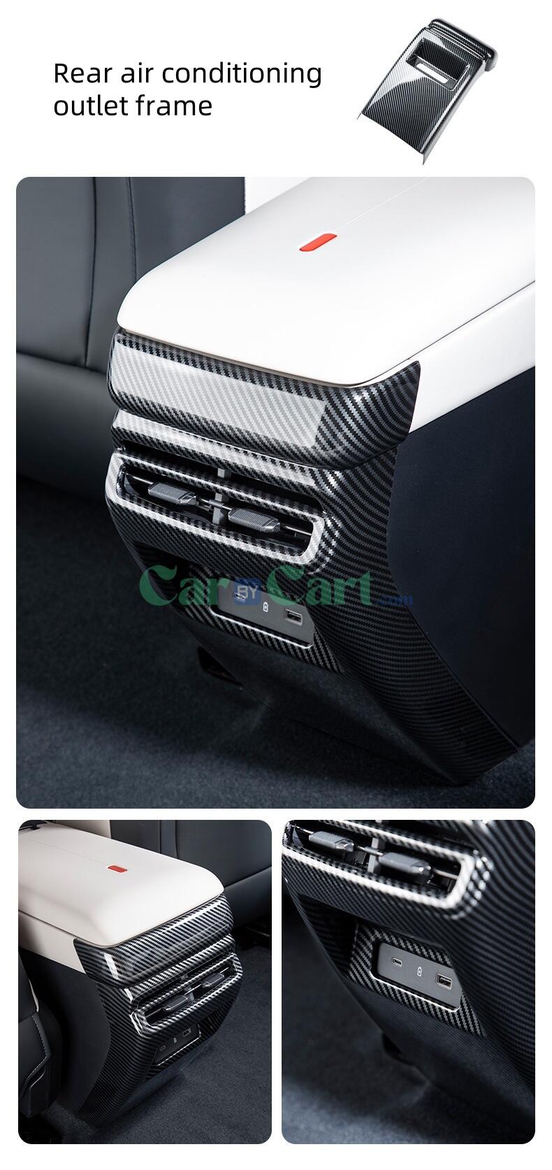 2024 LYNK & CO 07 ملصقات الديكور الداخلي بنمط ألياف الكربون