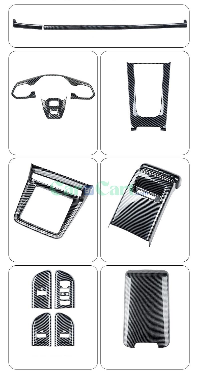 2024 LYNK & CO 07 ملصقات الديكور الداخلي بنمط ألياف الكربون