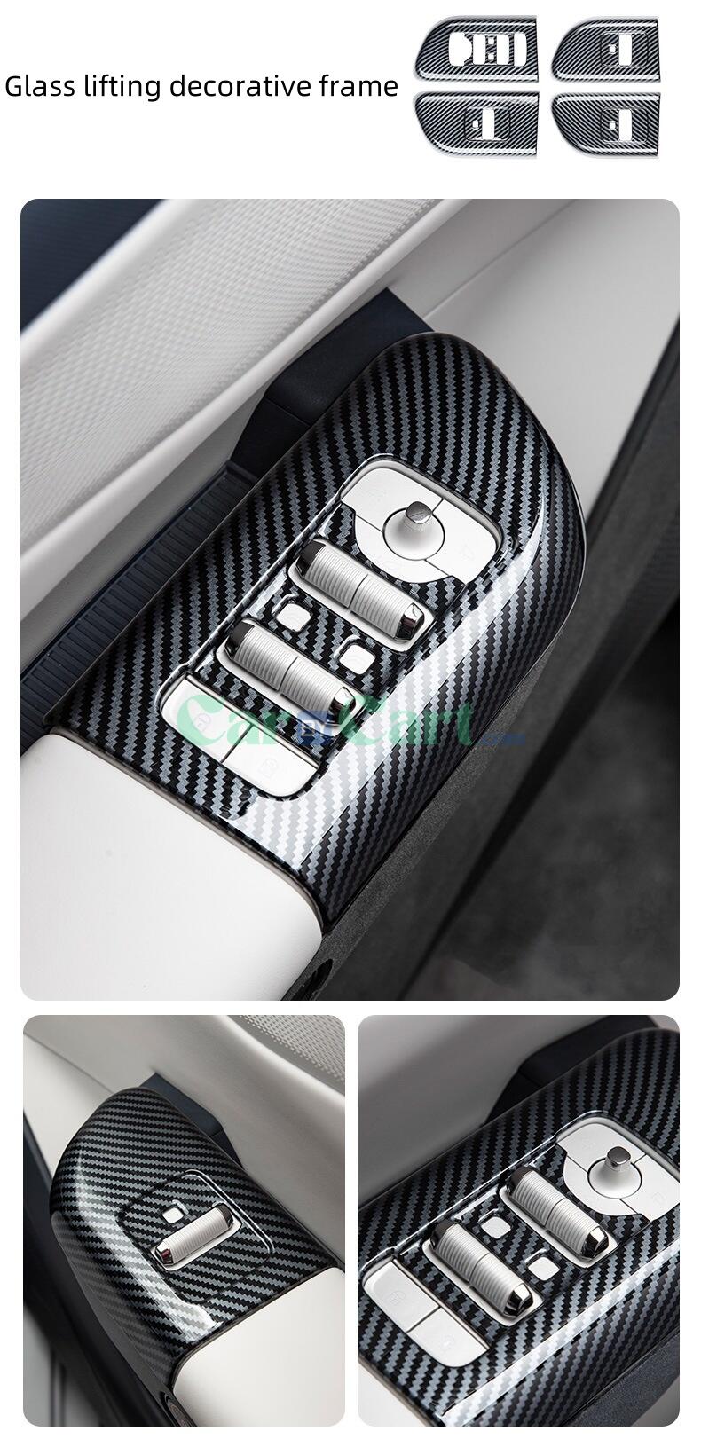 2024 LYNK & CO 07 ملصقات الديكور الداخلي بنمط ألياف الكربون