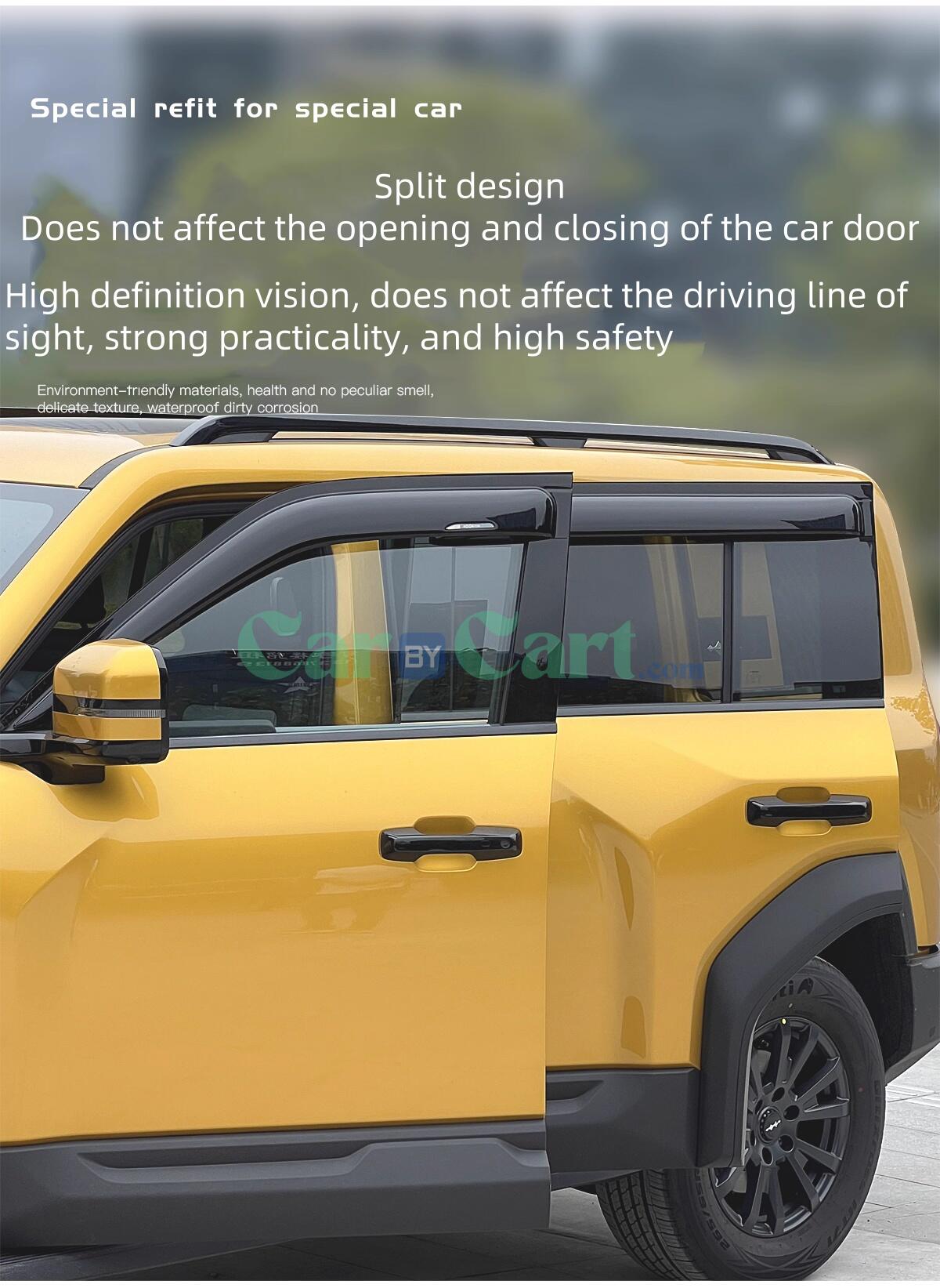 2025 ليوبارد 5 عندها نافذة جانبية لحجب المطر.