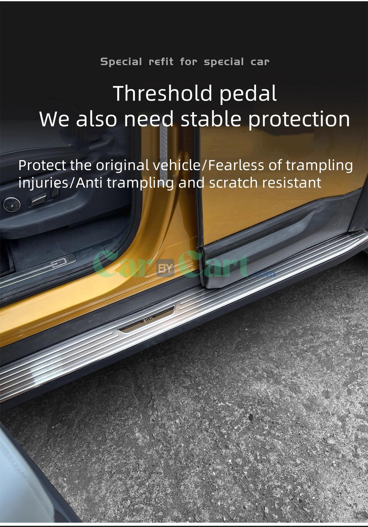 2025 ليوبارد 5 دواسة قدم جانبية من الستانلس ستيل.