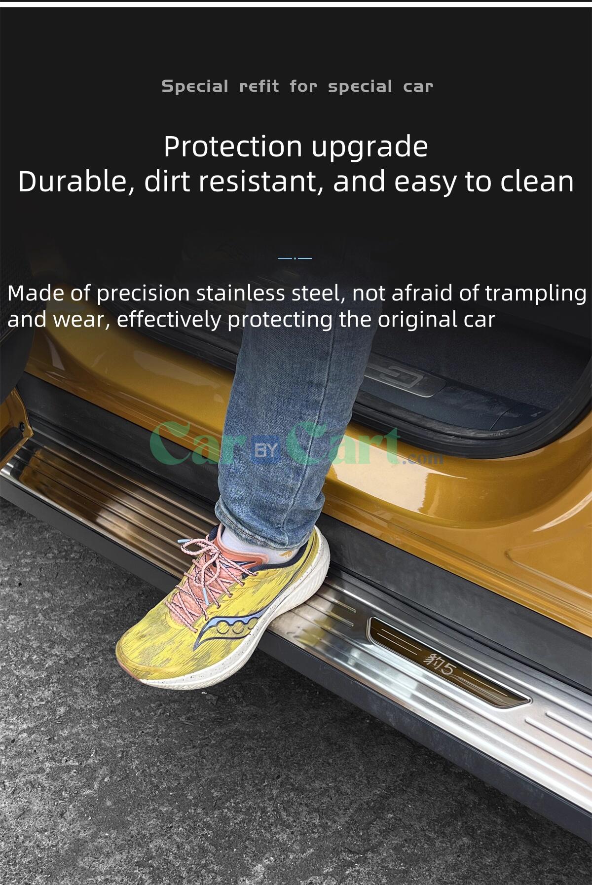 2025 ليوبارد 5 دواسة قدم جانبية من الستانلس ستيل.