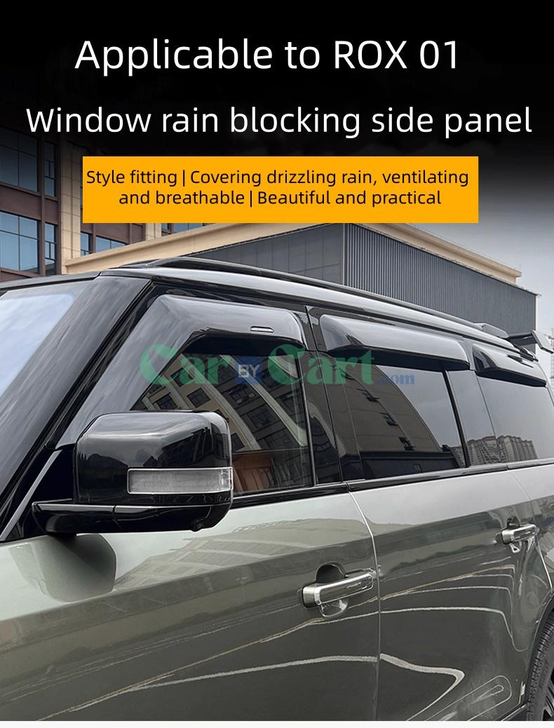 2025 ROX 01 Window rain blocking side panel -6-piece set