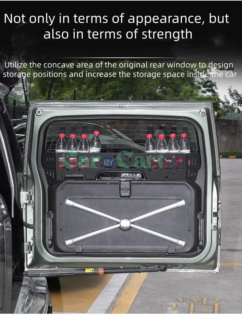 2025 ROX 01 Tailgate storage frame window sill fence