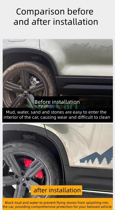 2025 روكس 01 بطانة باب خلفي واقي طين