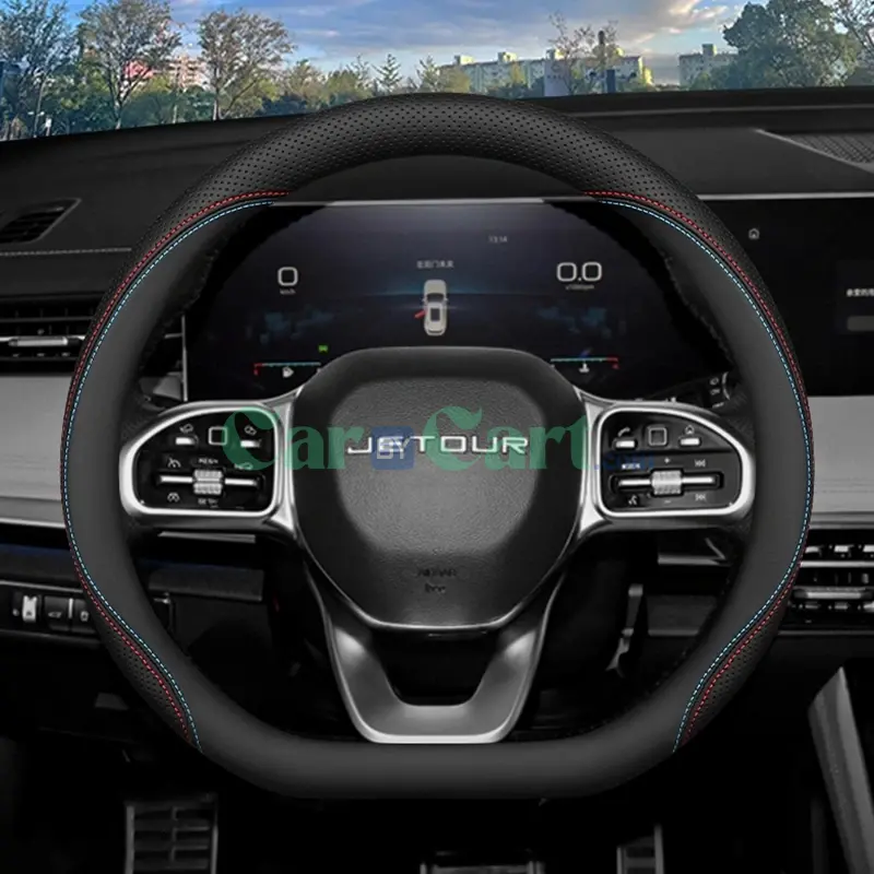 2025 Jetour X90PLUS Nappa leather Steering Wheel Cover