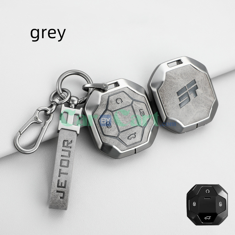 2025 Jetour Liberal 1.5TD Zinc alloy+leather rope key case