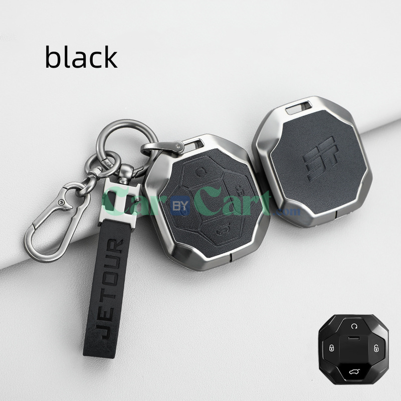 2025 Jetour Liberal 1.5TD Zinc alloy+leather rope key case