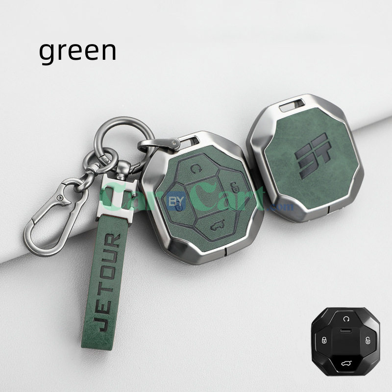 2025 Jetour Liberal 1.5TD Zinc alloy+leather rope key case