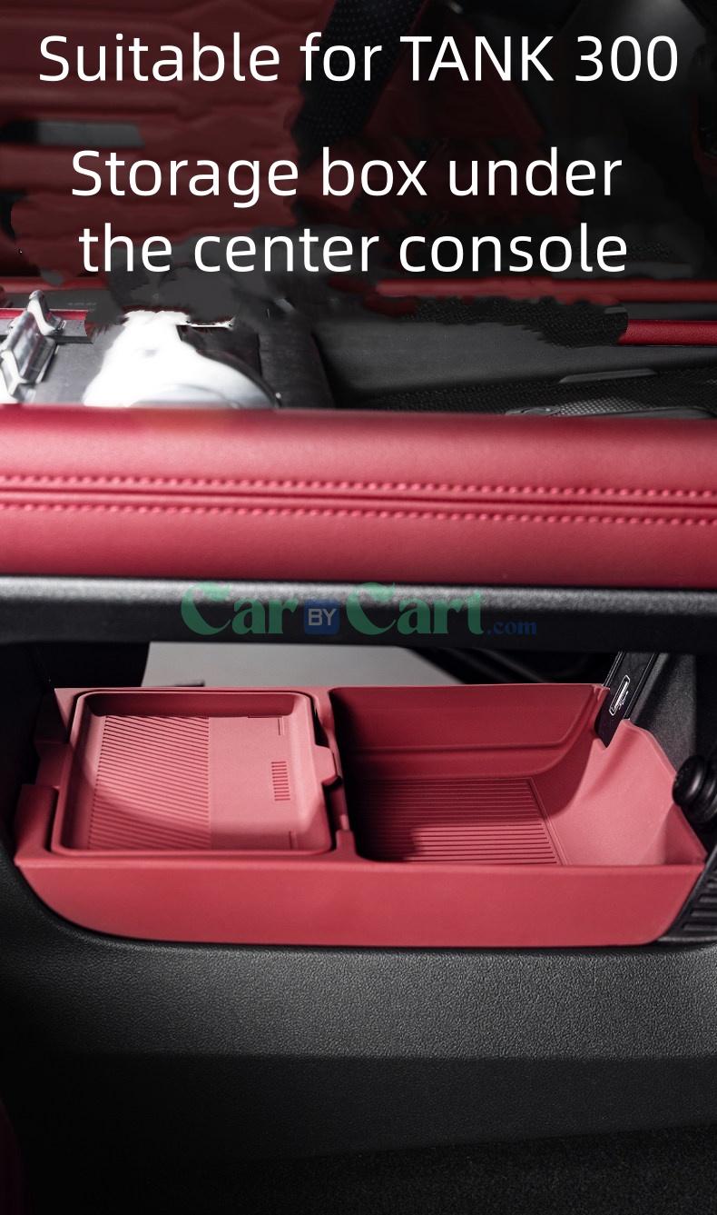 2025 TANK 300 Storage box under the center console