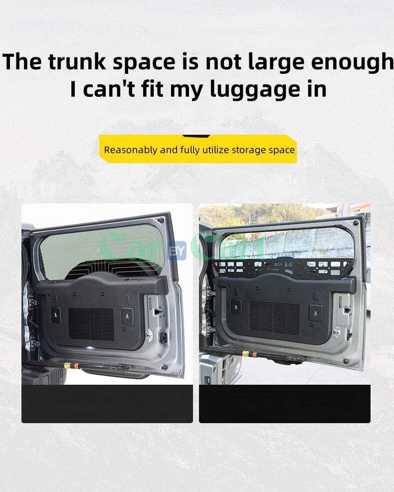 2024 Jetour T2 Rear trunk door storage frame